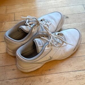 Nike Classic White and Gray Sneakers